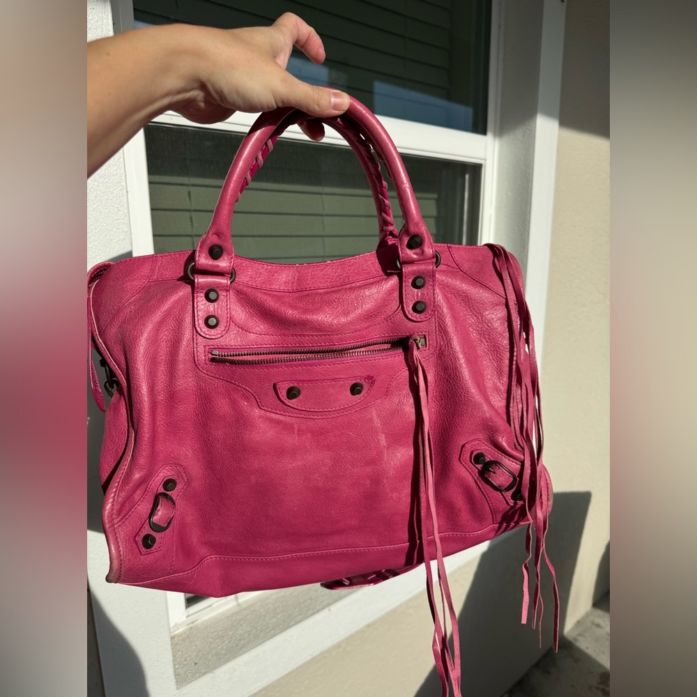 2011 F/W Balenciaga City purse Cyclamen